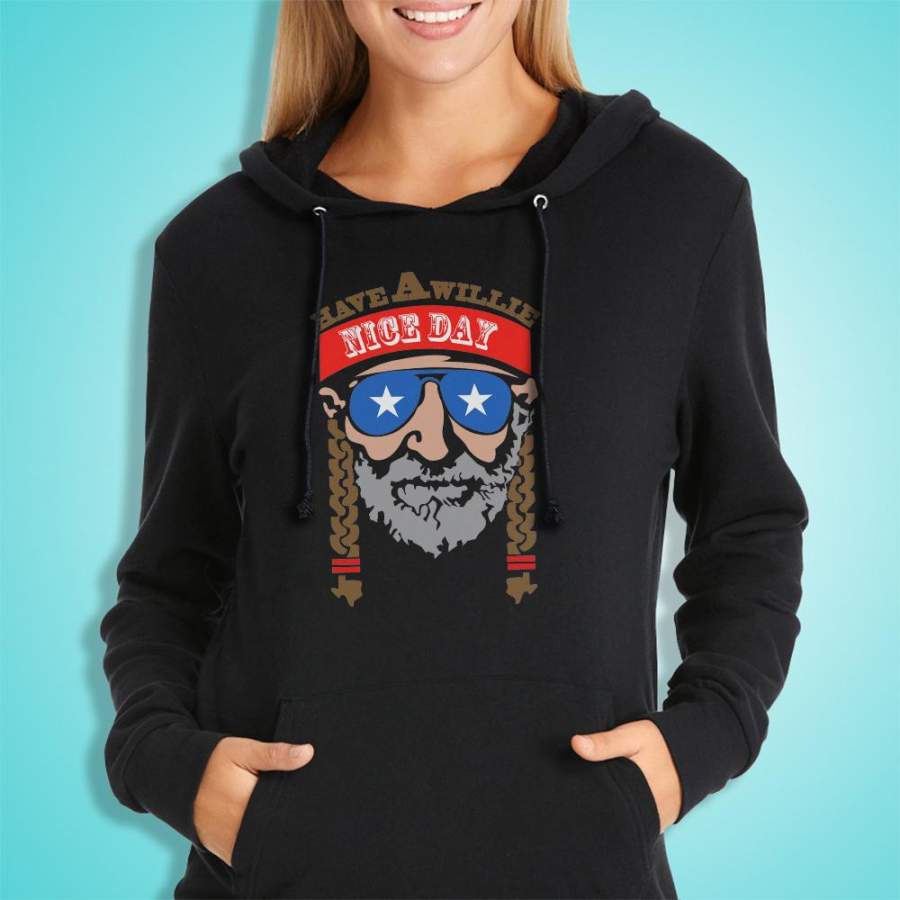 Willie Nelson Country Outlaw Indiana Women’S Hoodie