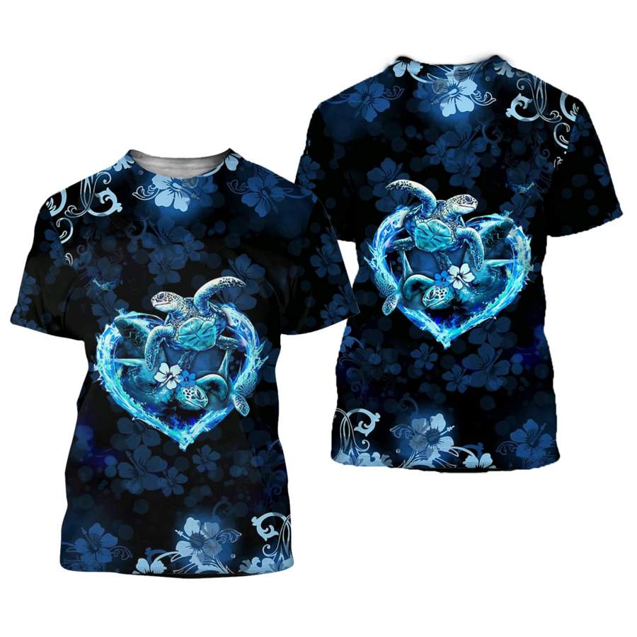 Amazing Sea Turtle 3D All Over Printed Shirts For Men And Women 19