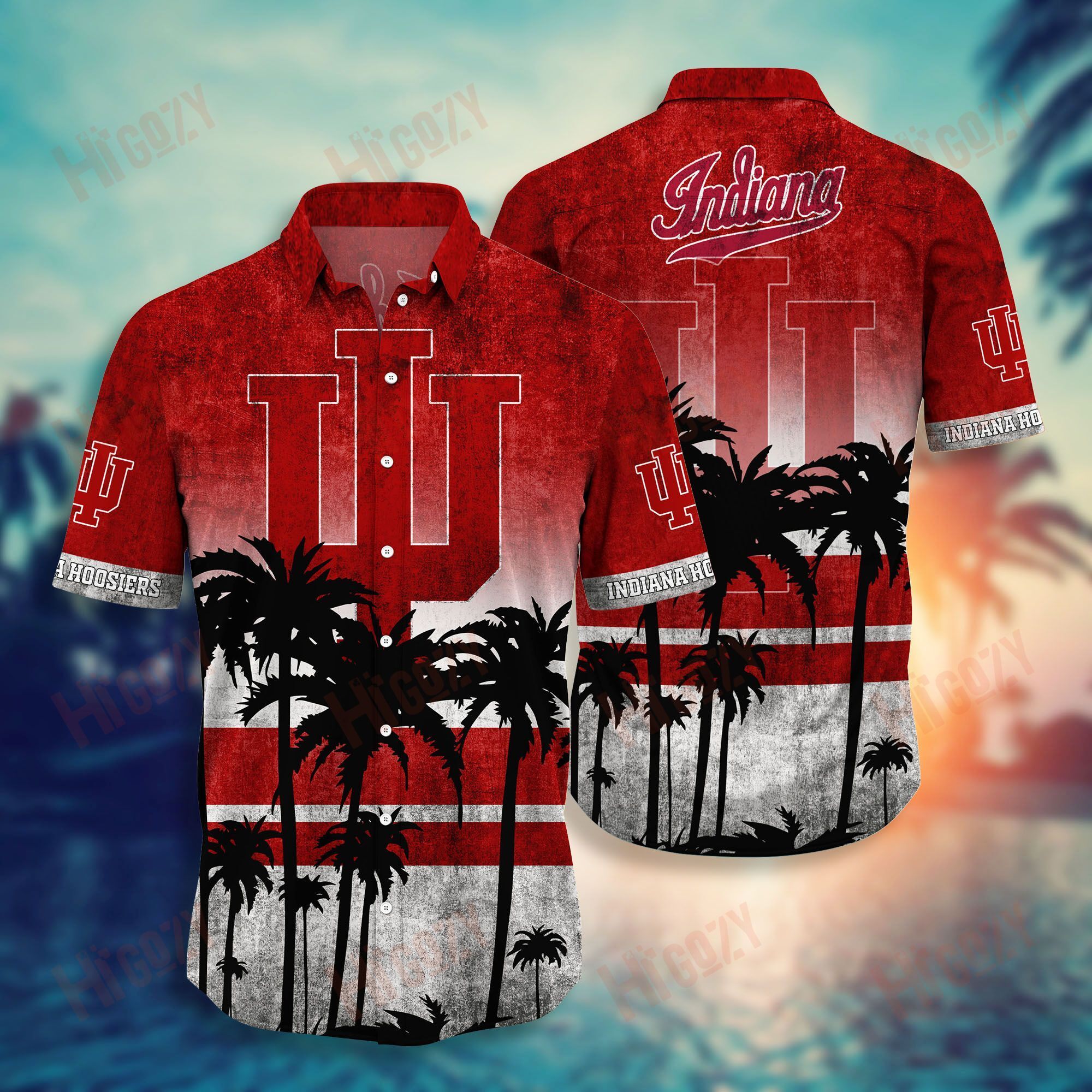 Indiana Hoosiers Hawaiian Shirt Short Style Hot Trending Summer Ha47964