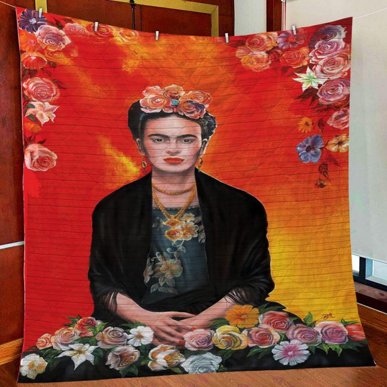 Mp2710 – Frida Kahlo – Frida Floral Peace – Quilt – Sothwarm