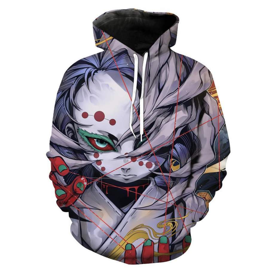 Demon Slayer Hoodie – Lower Moon Rui Hoodie