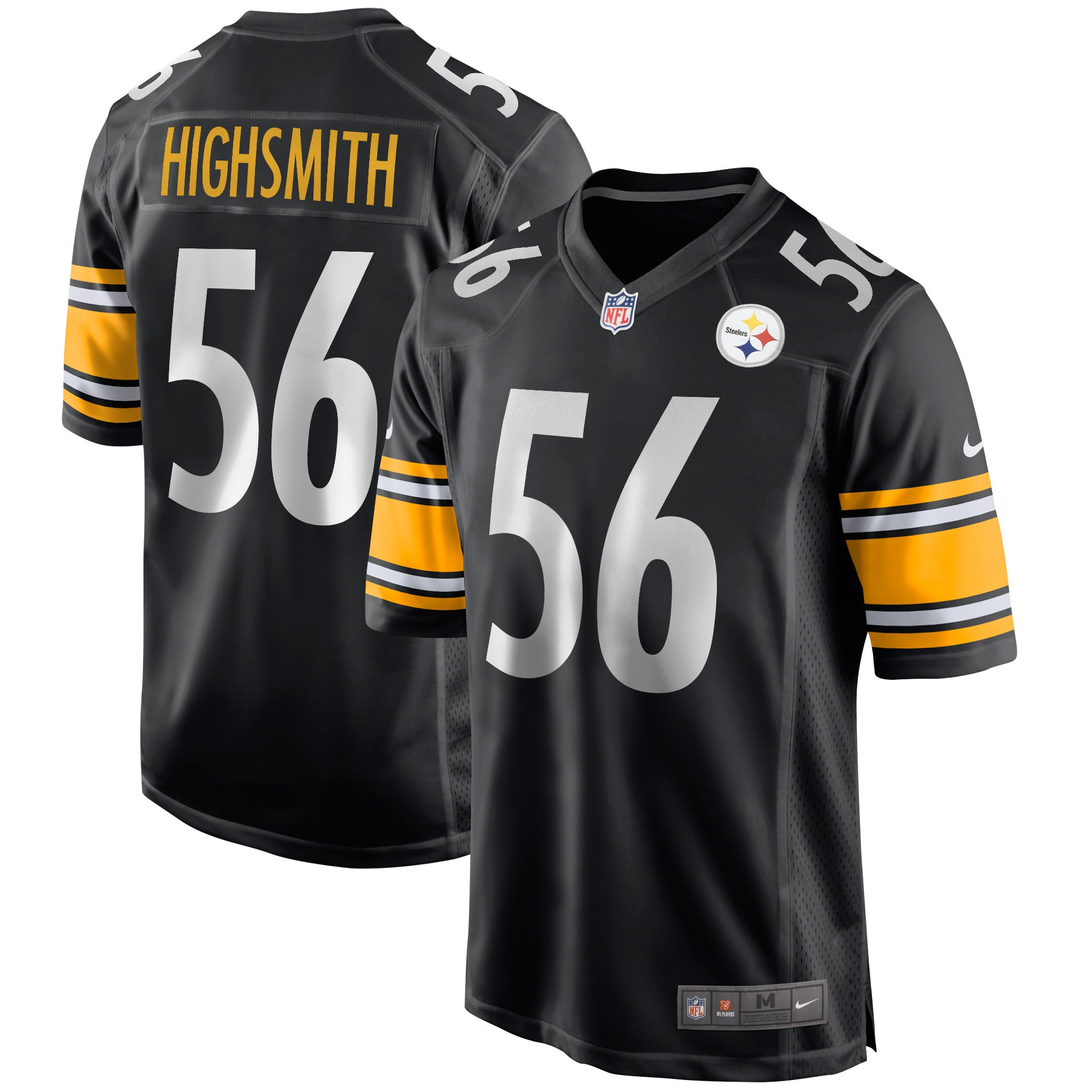 Alex Highsmith Pittsburgh Steelers Game Jersey – Black NFL