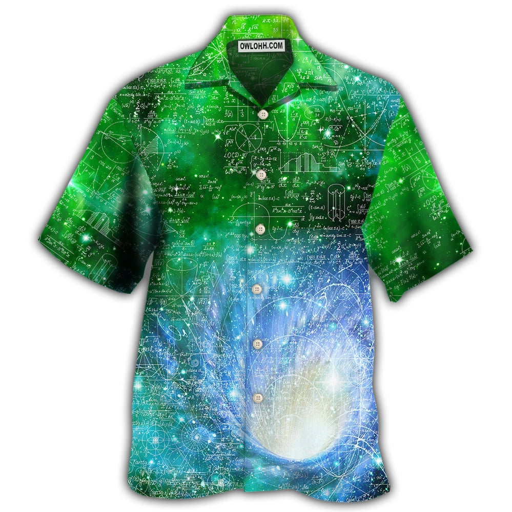 Math Astrophysics Astronomy Colorful Galaxy – Hawaiian Shirt – Owl Ohh