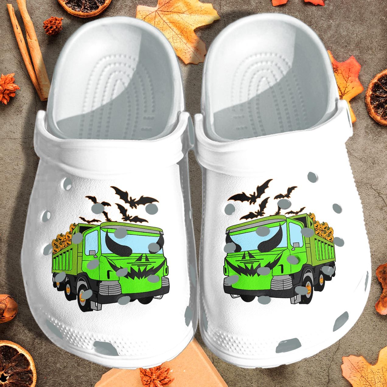 A Truck Of Pumpkins Shoes Clog – Halloween Crocss Crocband Clog Birthday Gift For Man Woman