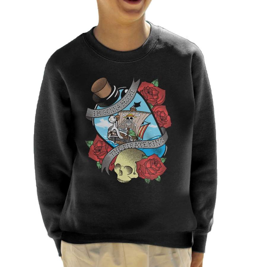 One Piece Pirate King Kid’s Sweatshirt