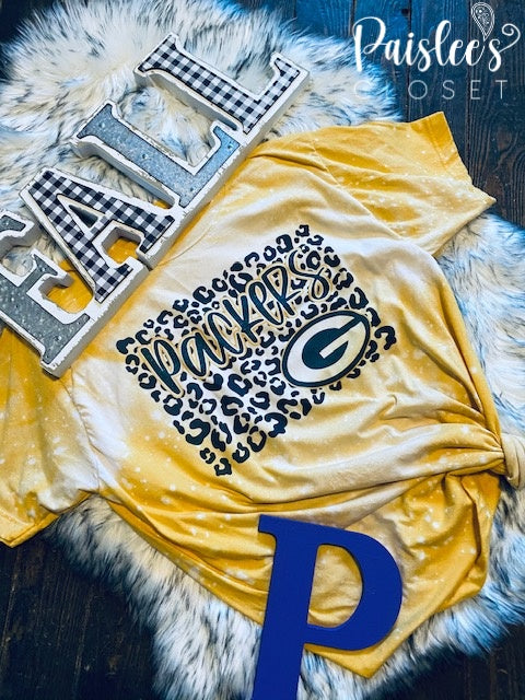 Green Bay Packers Leopard Print Shirt