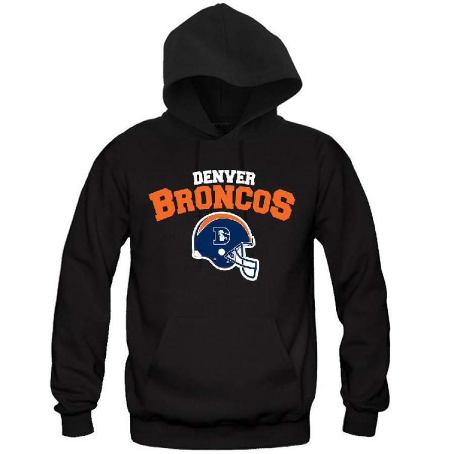 Denver Broncos Helmet Hoodie Sports Clothing