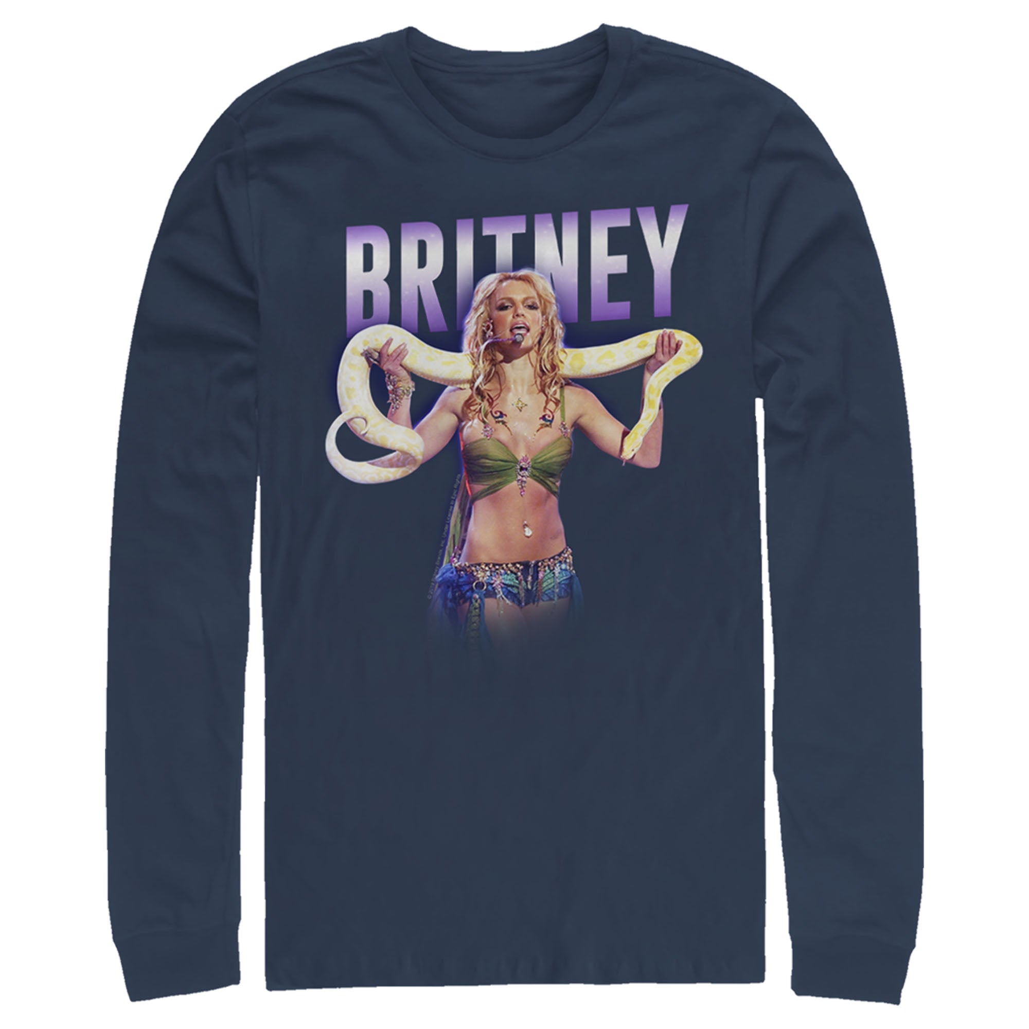 Britney Spears Men’S Slave 4 U Python  Long Sleeve Shirt