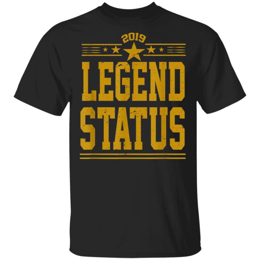 Vintage Legend Status Football Fans Gift T-Shirt