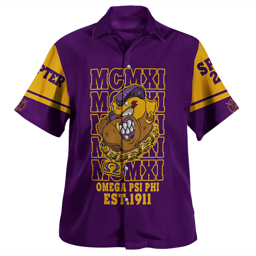 Wonder Print Shop Shirt – Personalized Omega Psi Phi Mcm Style Hawaiian Shirt