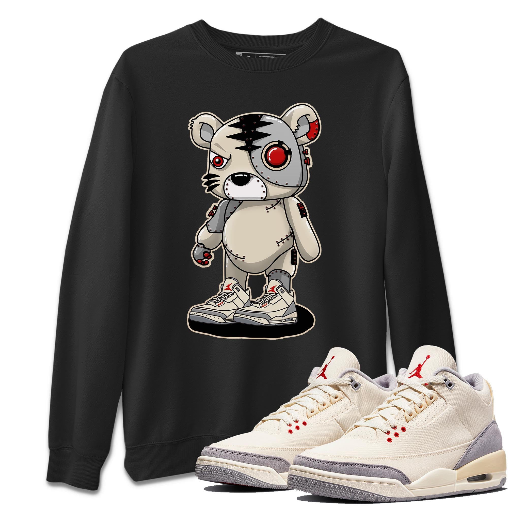 Cyborg Tiger Sweatshirt – Air Jordan 3 Muslin