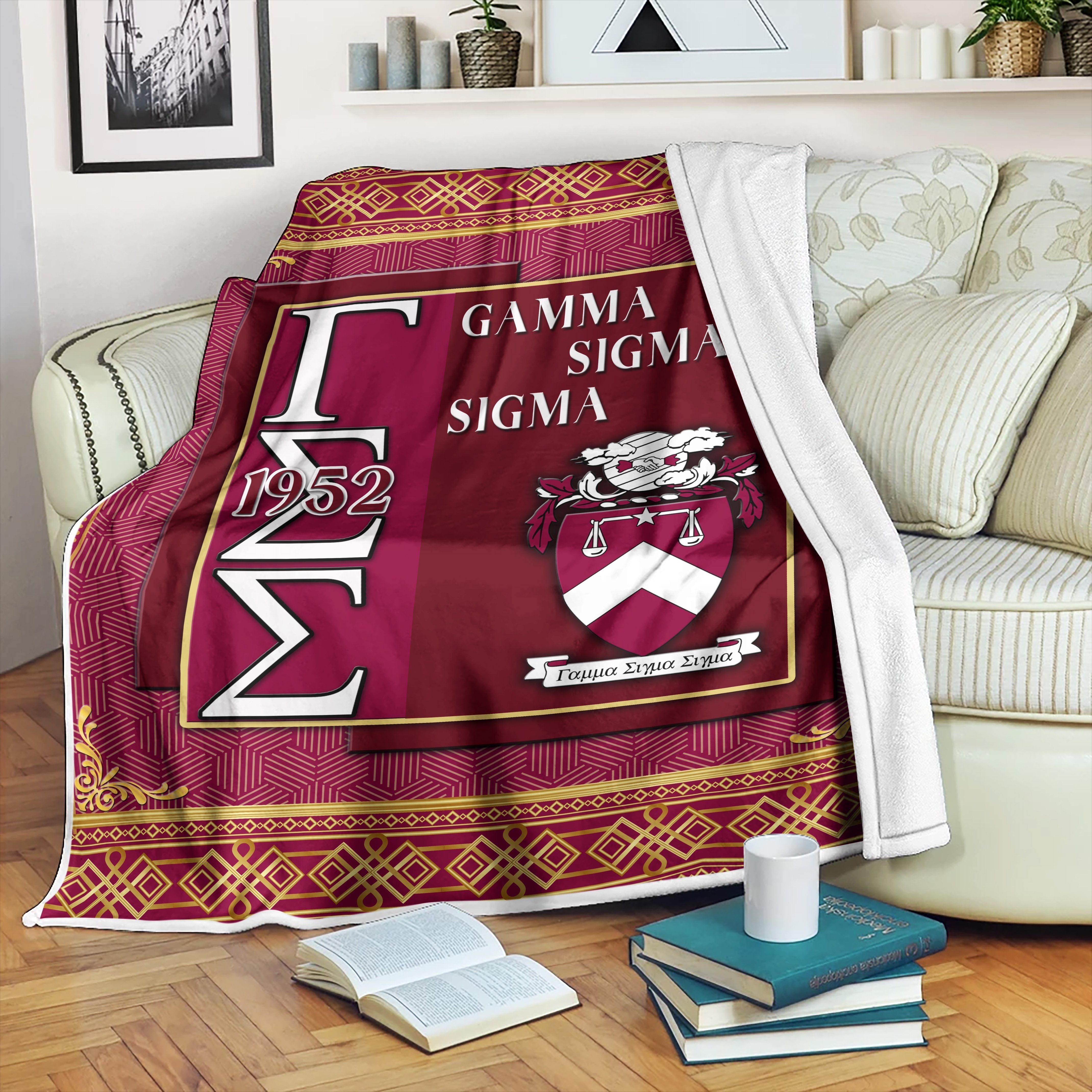 Wonderprint Premium Blanket Gamma Sigma Sigma Blanket Lt10