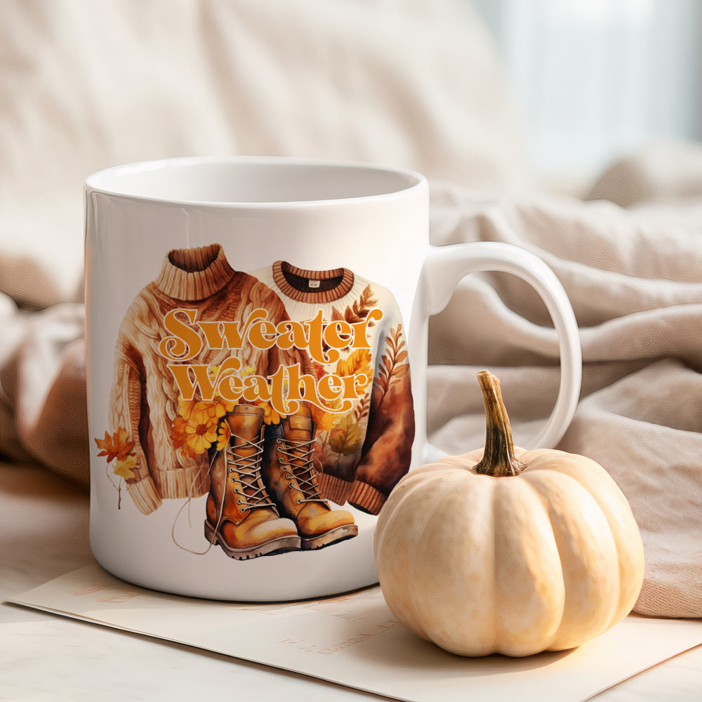 Sweaters And Boots Sweater Weather Coffee Mug