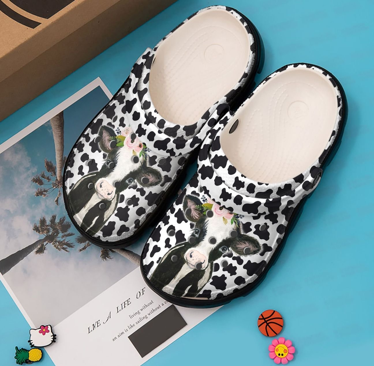 Cow Personalized Clog, Custom Name, Text, Color, Number Fashion Style For Women, Men, Kid, Print 3D Farmer Cows