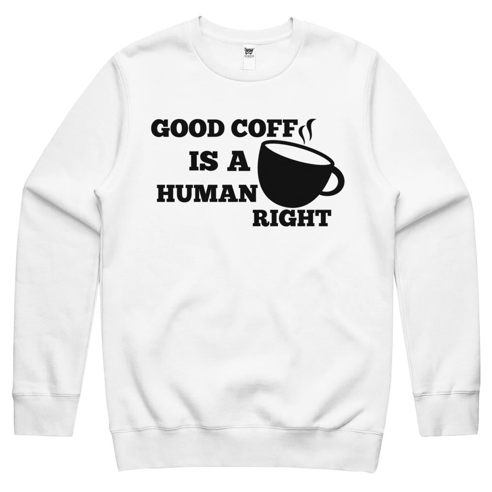 Good Iced Coffee Is A Human Right Essential (13) Crewneck Sweatshirt