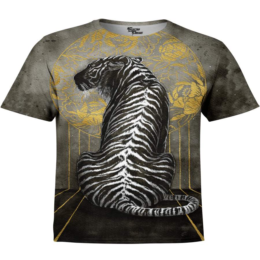 Black Tiger  Shirt Men/Women 3D All-Over Print Tshirt