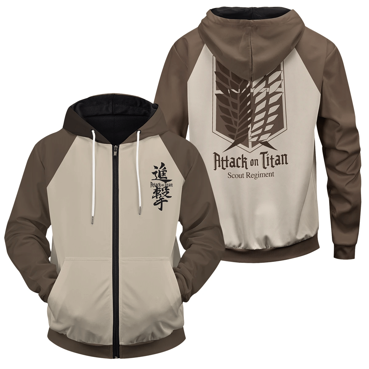 Scout Regiment Unisex Zipped Hoodie
