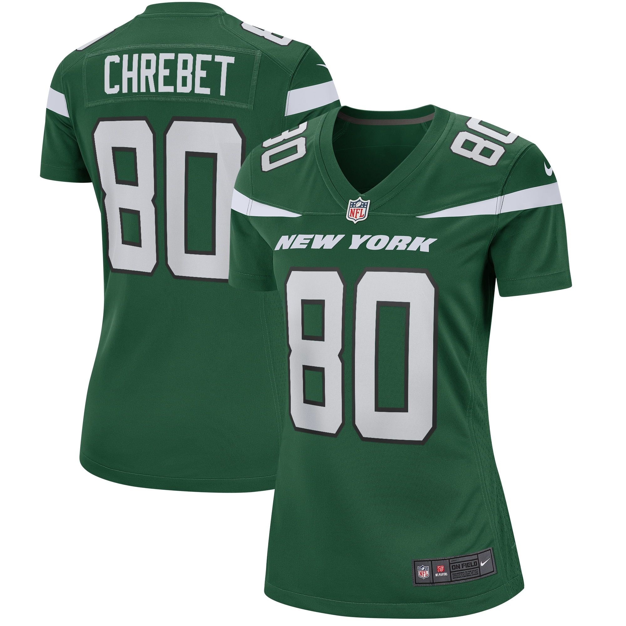 Wayne Chrebet New York Jets Women's Game Retired Player Jersey – Gotham Green