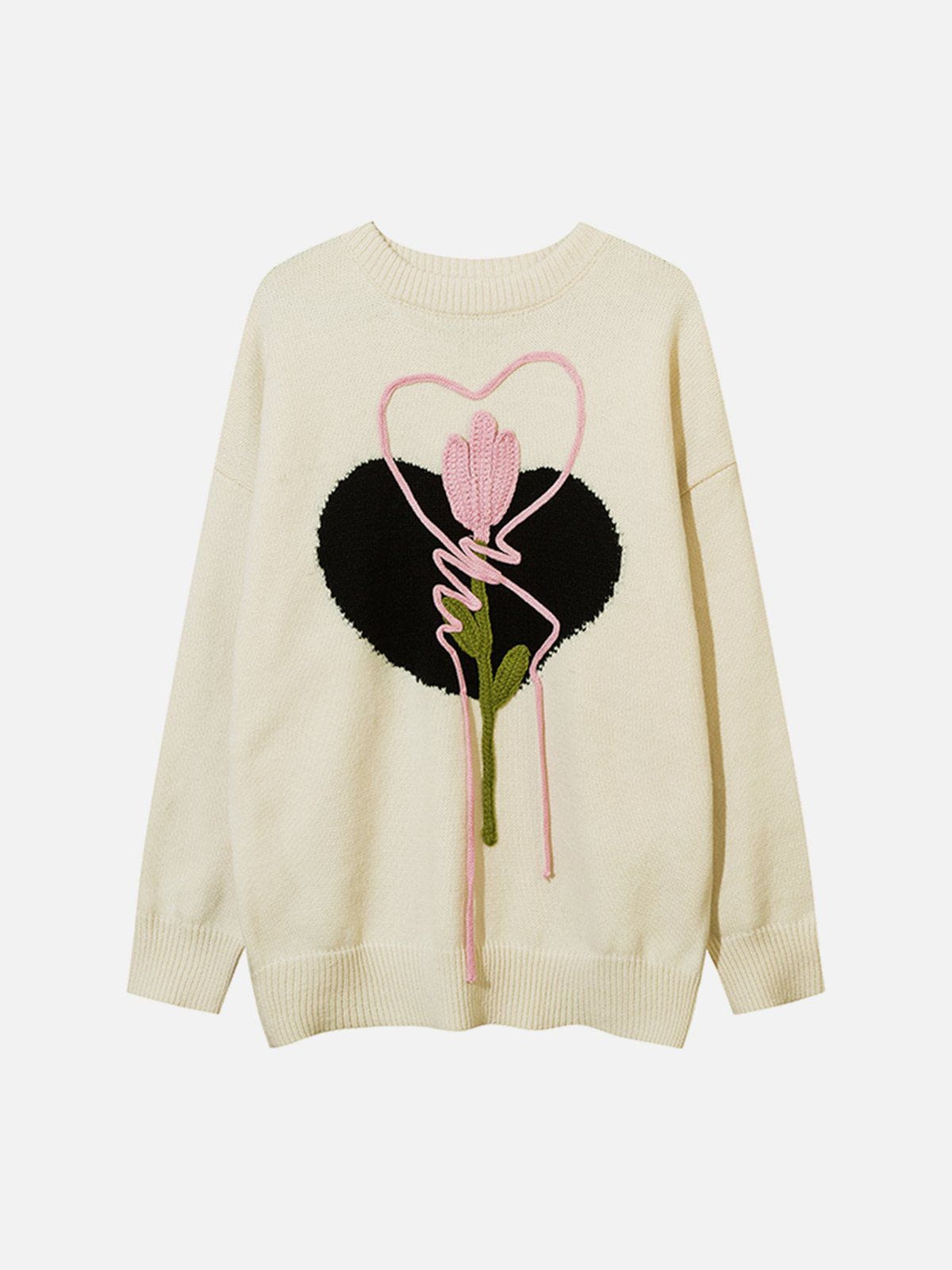 Talishko™ – Knitted Flowers Sweater