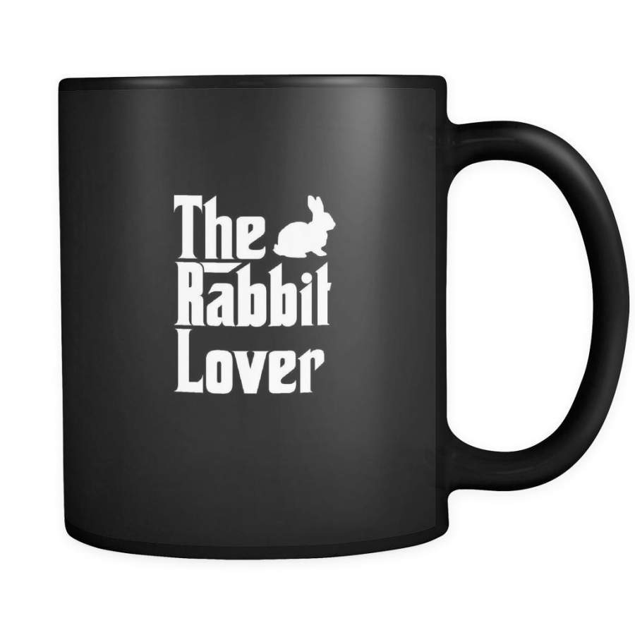 Rabbit The Rabbit Lover 11oz Black Mug