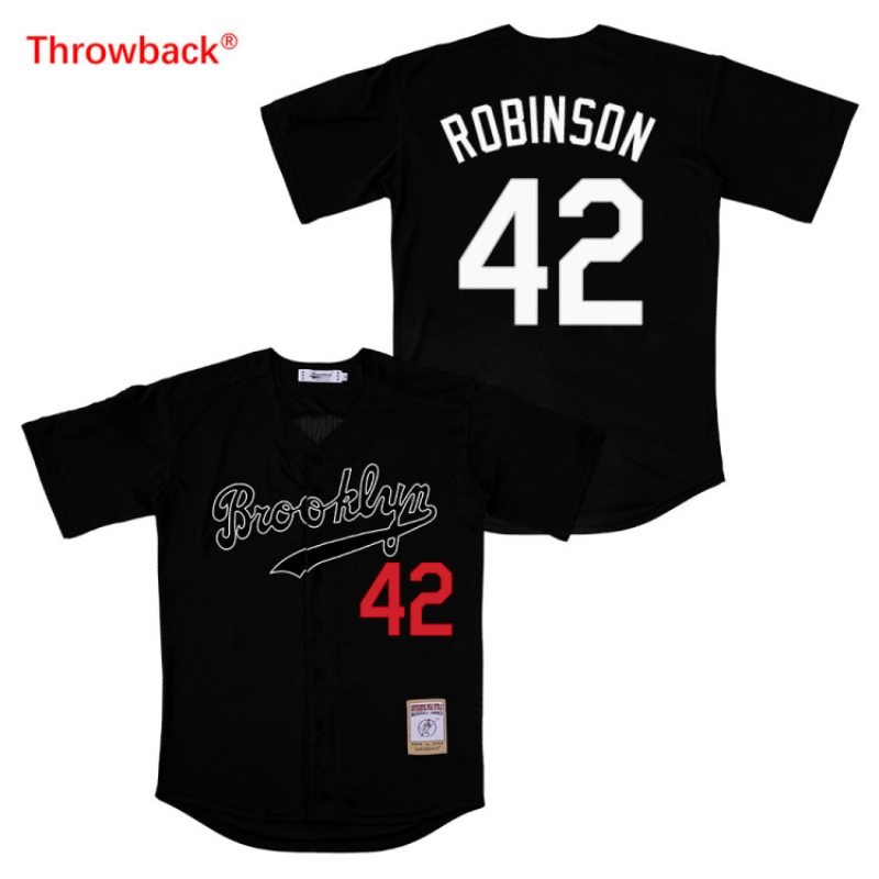 Brooklyn Dodgers Jackie Robinson #42 2020 MLB Black Jersey