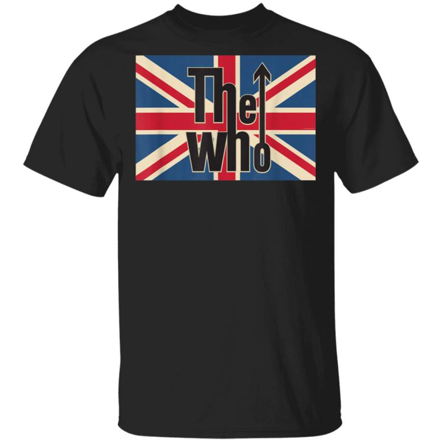 The Who Official Union Jack Flag Logo TShirt