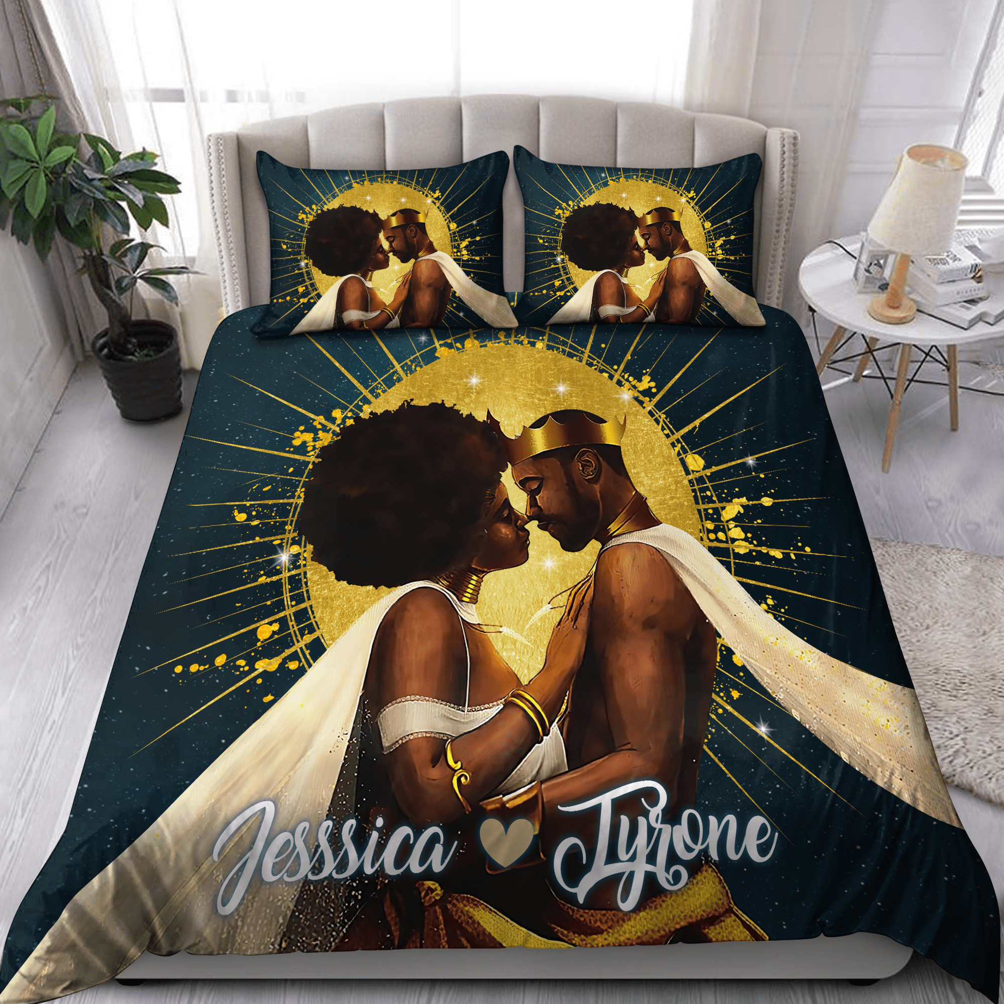 Personalized Name African 3D All Over Printed Bedding Set Ph20012202