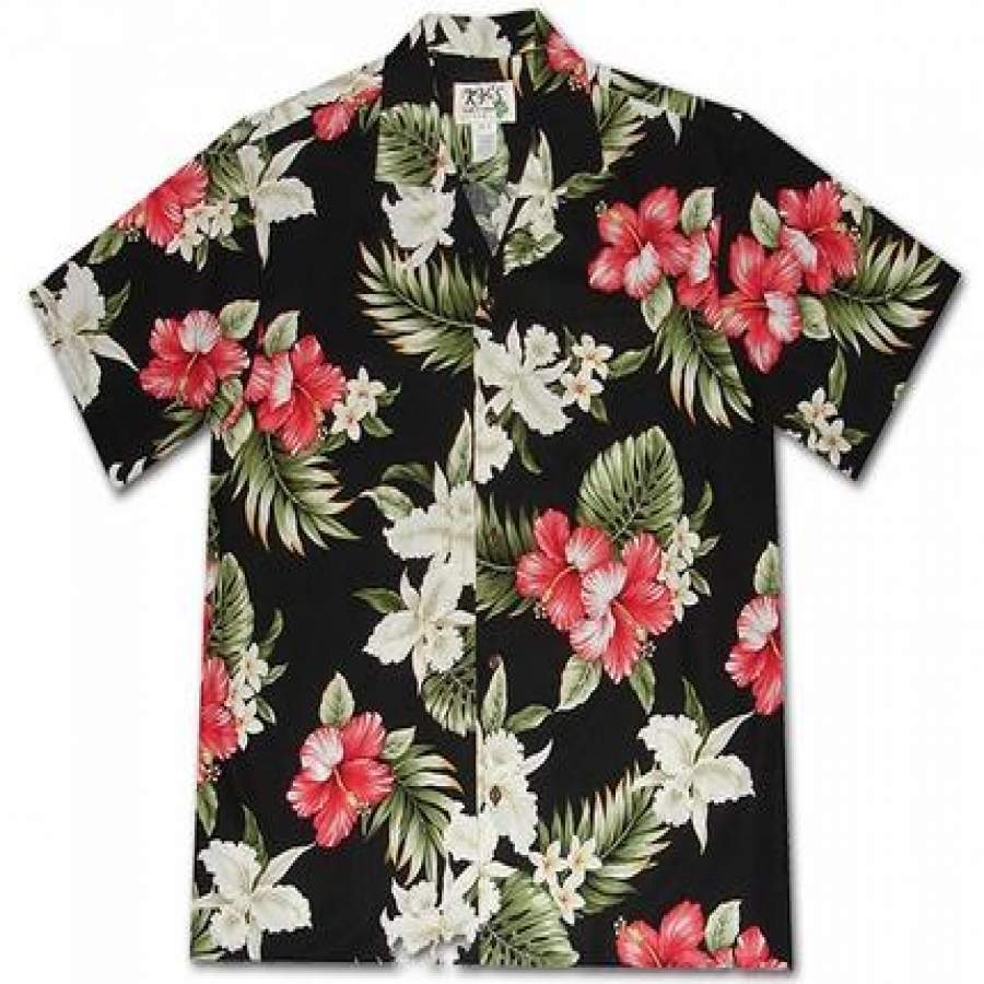 Enchantment Luau Black Hawaii Shirt Ha55282