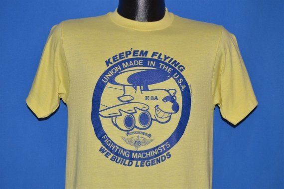 80S Fighting Machinist Union Shirt