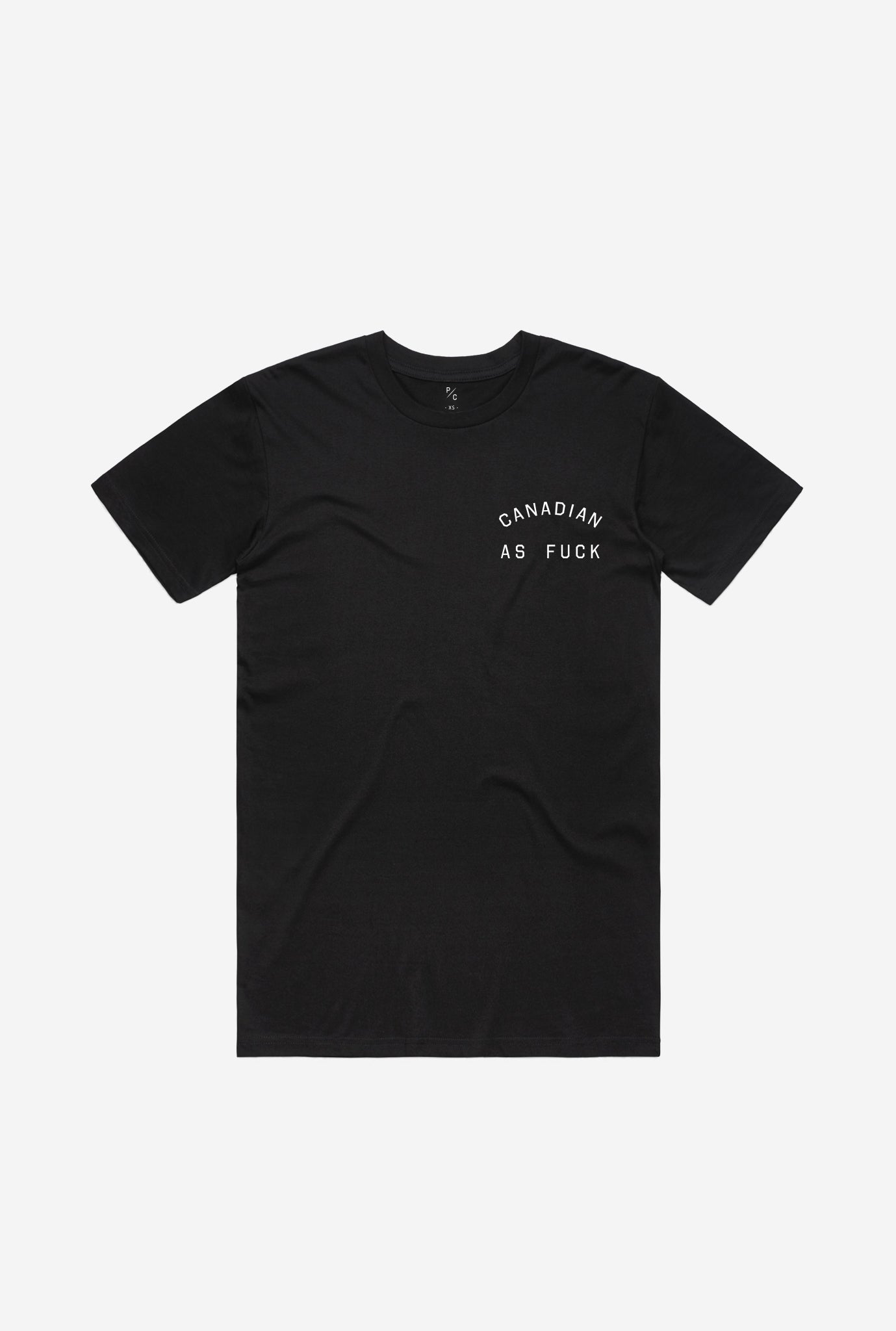 Canadian As Fuck T-Shirt – Black