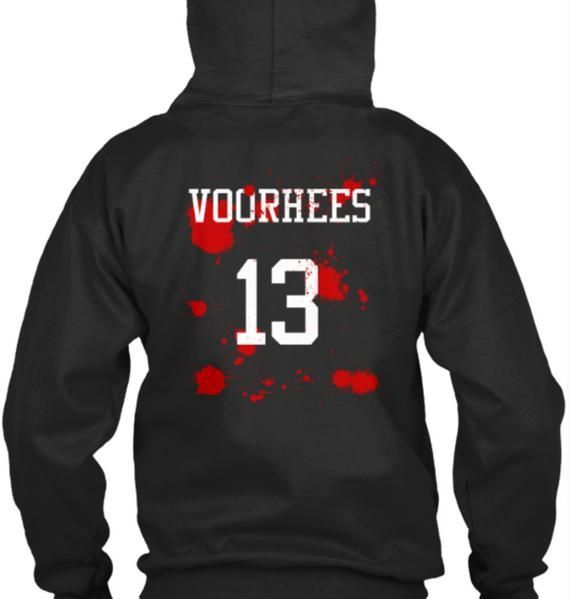 Voorhees 13 Jason Halloween Scary Horror Movie Hoodie Shirt