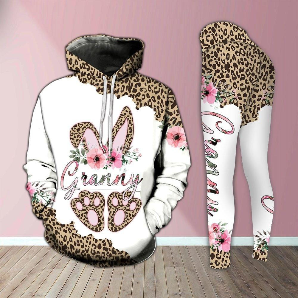 Products Personalized Mother Day’S Gifts Bunny Leopard Custom Name 3D Hoodie Or Legging #Dh