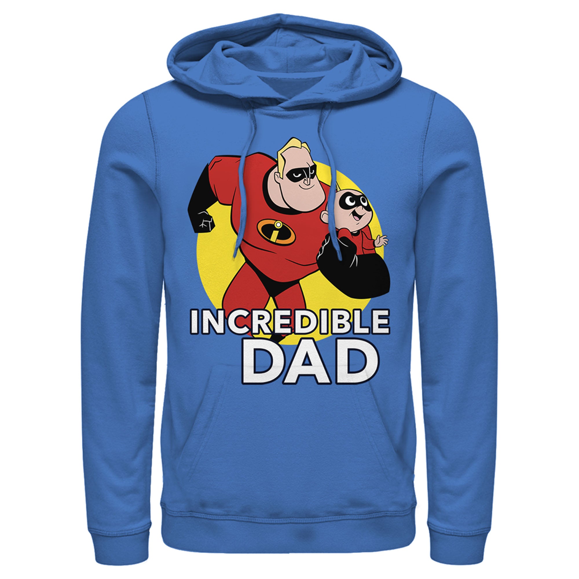 Men’S The Incredibles 2 Jack-Jack And Mr. Incredible Best Dad Pull Over Hoodie