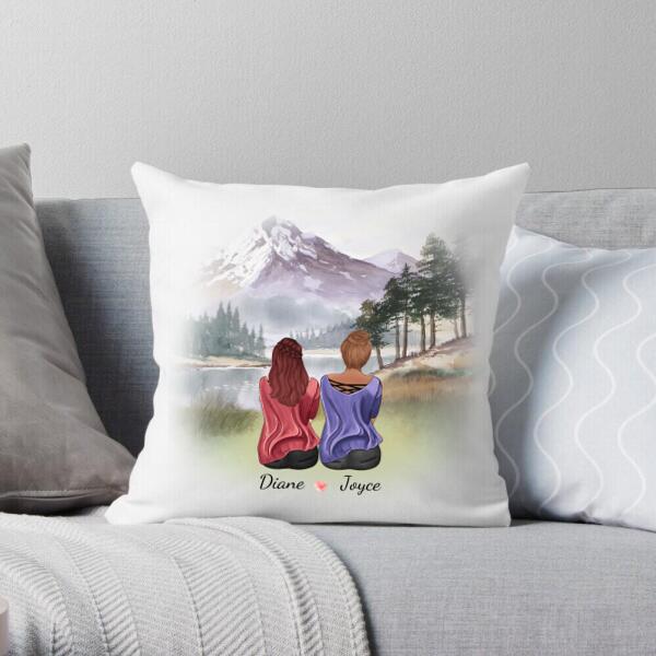 Personalized Friend Pillow – Great Gifts For Best Friend – Best Friend Cushion