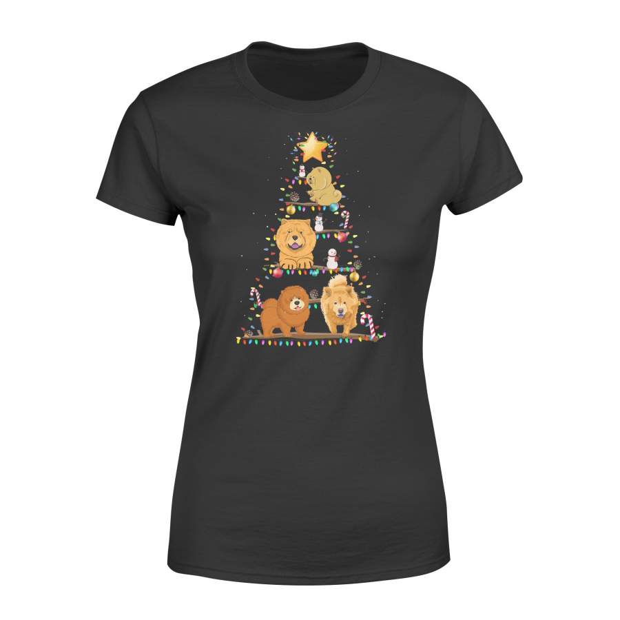 Chow chow Wood Christmas T- shirt, Cute Christmas T-shirt – Standard Women’s T-shirt