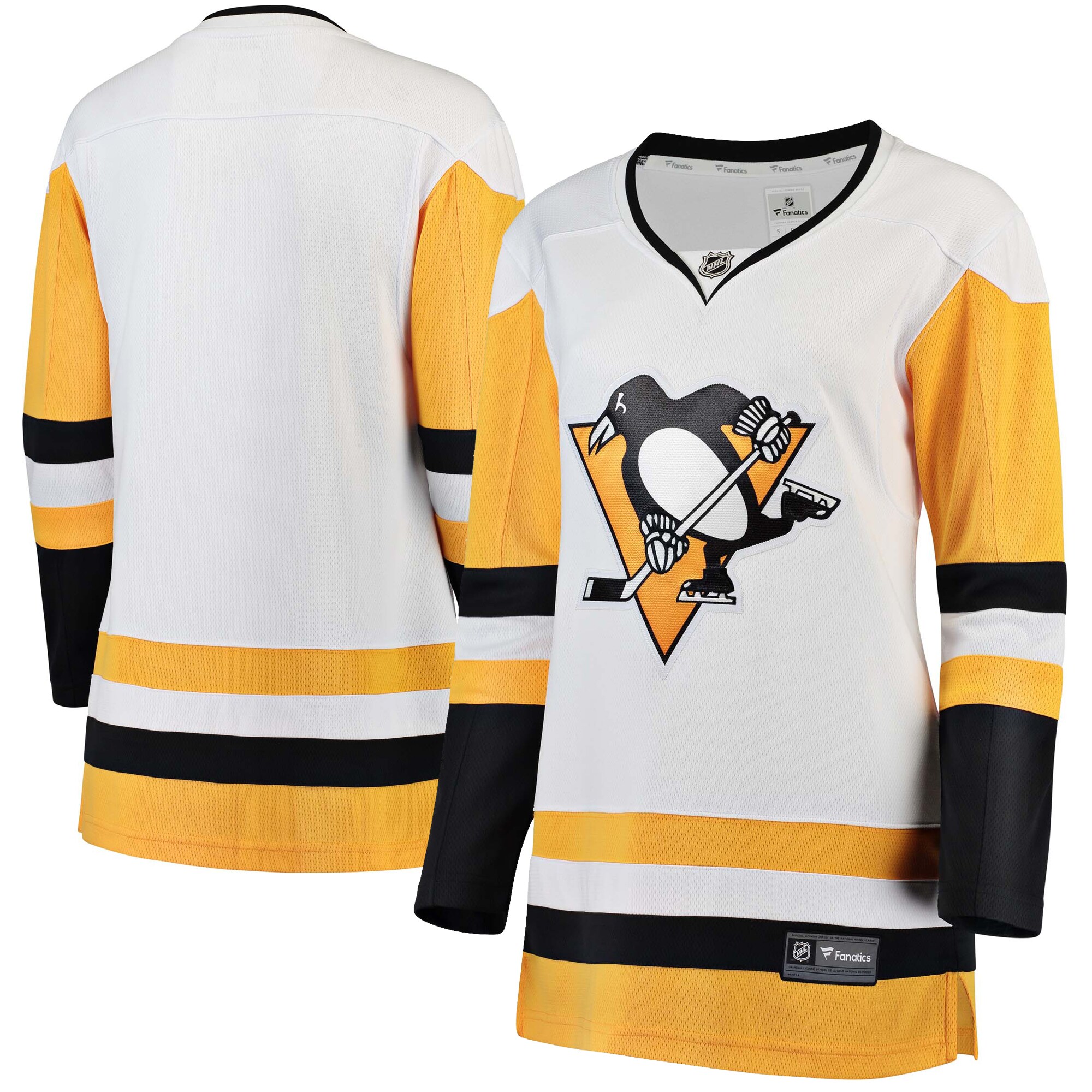 Pittsburgh Penguins Branded Women's Away Breakaway Jersey – White