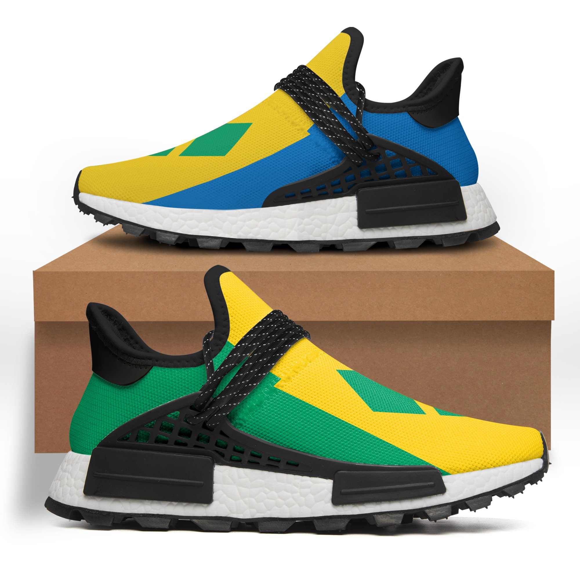 Saint Vincent and the Grenadines Sneakers – Like NMD Human Shoes (Women’s/Men’s) A27