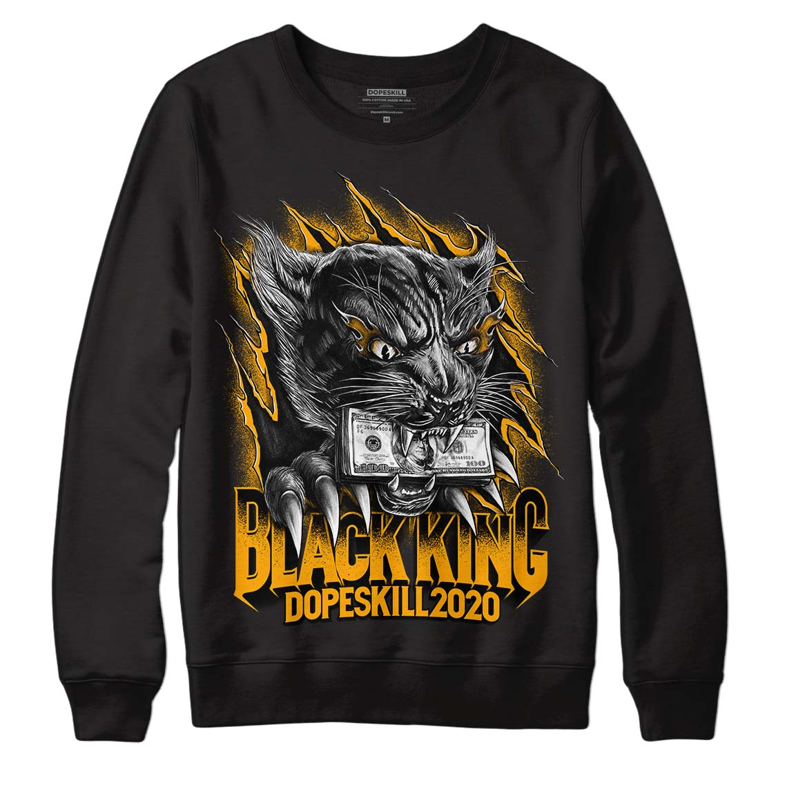 Black Taxi 12S Dopeskill Sweatshirt Black King Graphic