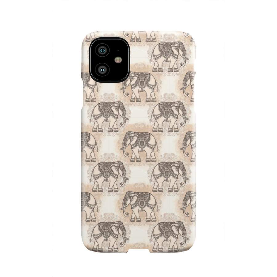 Indian Tribal Elephant Print Iphone & Android Phone Cases