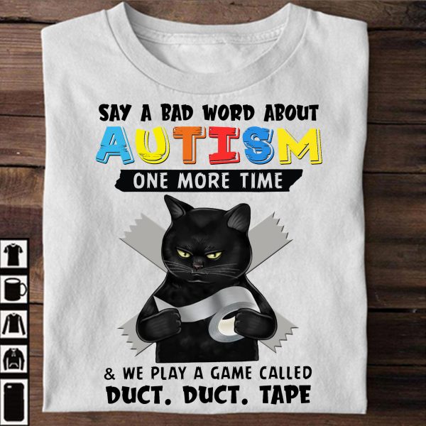 Cat Autism Acceptance T-Shirt For Men Women Autism Awareness Shirts Gifts Ht