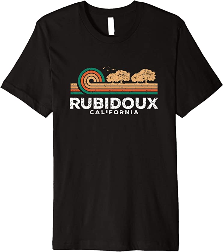 Vintage Rubidoux Sunset California Souvenir Premium T-Shirt