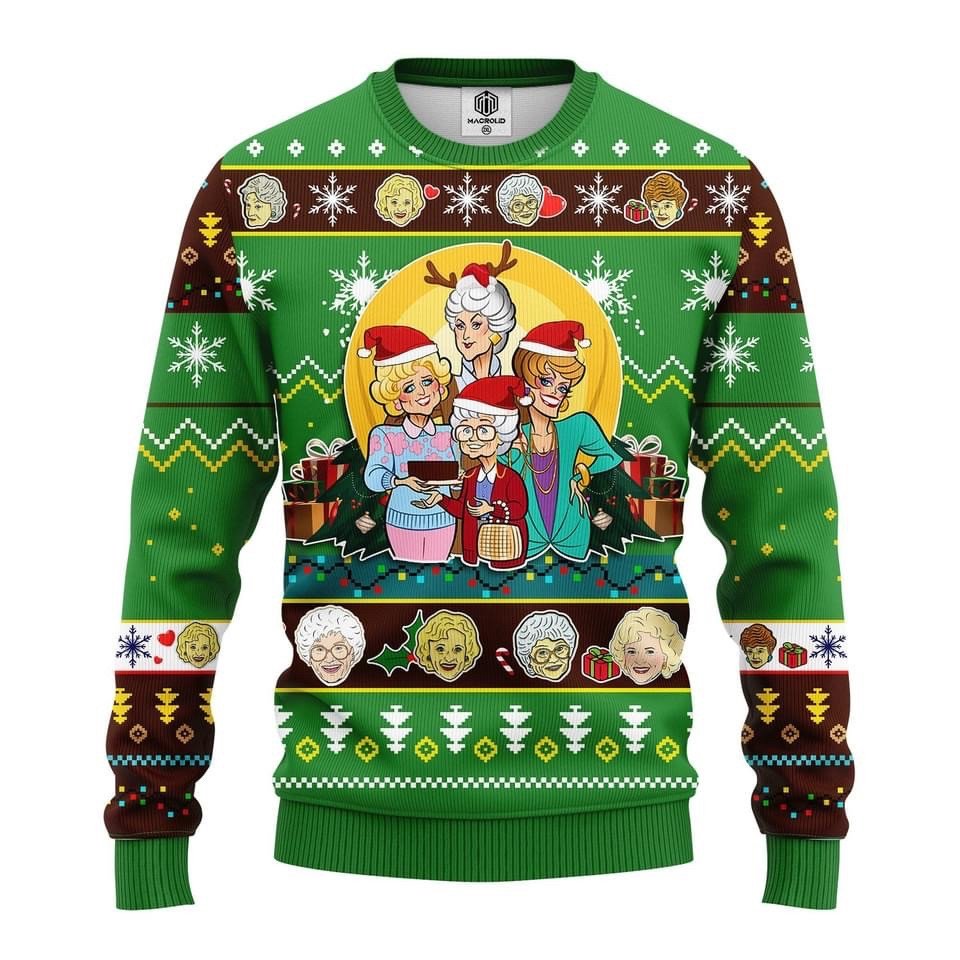 The Golden Girls Dorothy Ugly Christmas Sweater 2021 For Women Men Couple Family Funny Cute Plus Size