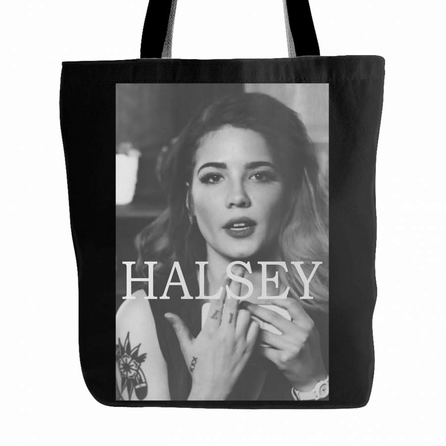 Halsey Poster Tote Bag