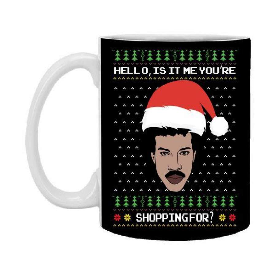 Lionel Richie Hello Ugly Christmas Sweater 11 oz Mug