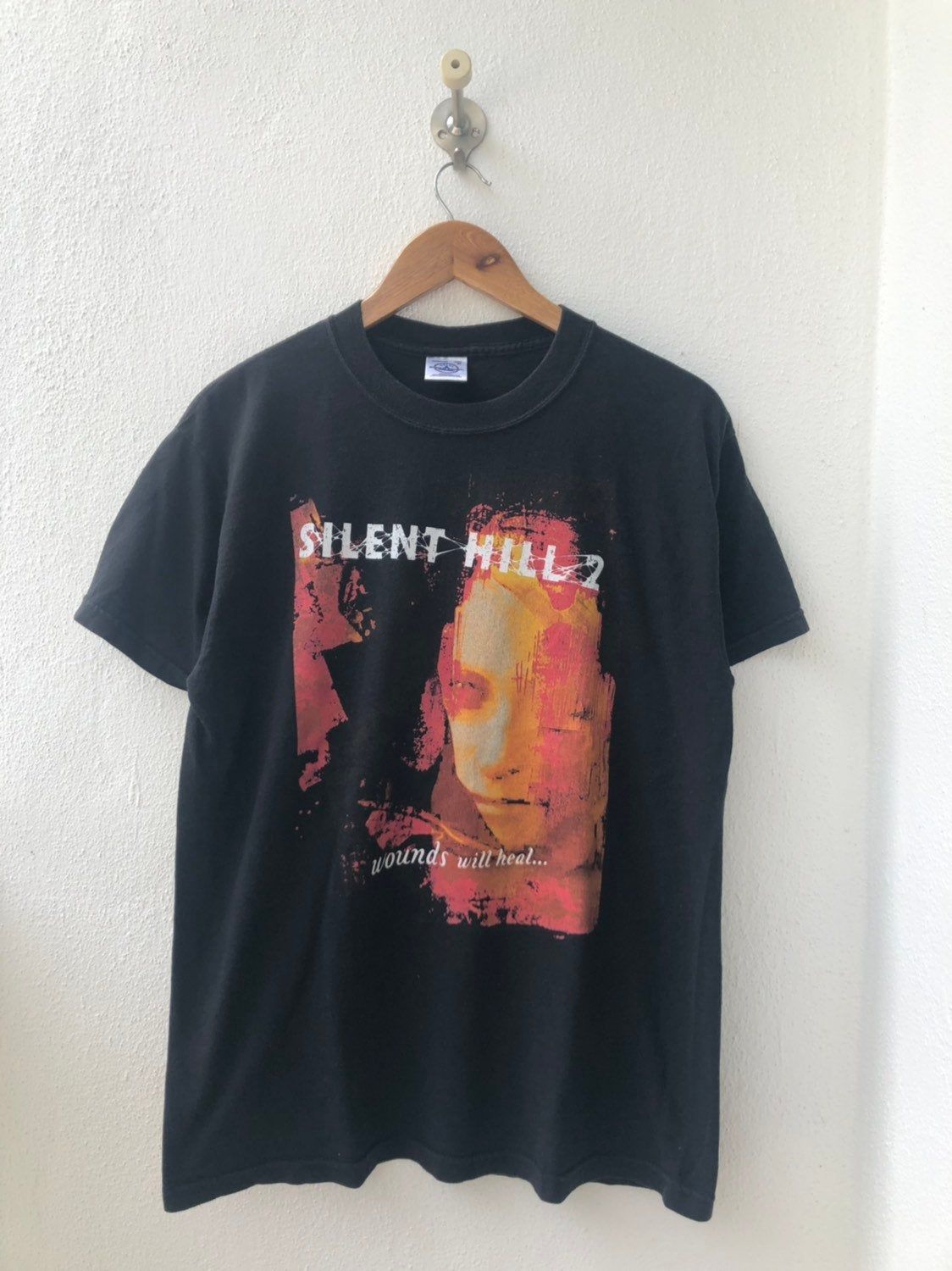 Vintage 00S Silent Hill 2 Survival Horror Vedio Game By Konami Fo Ps 2 Promo T Sh Shirt