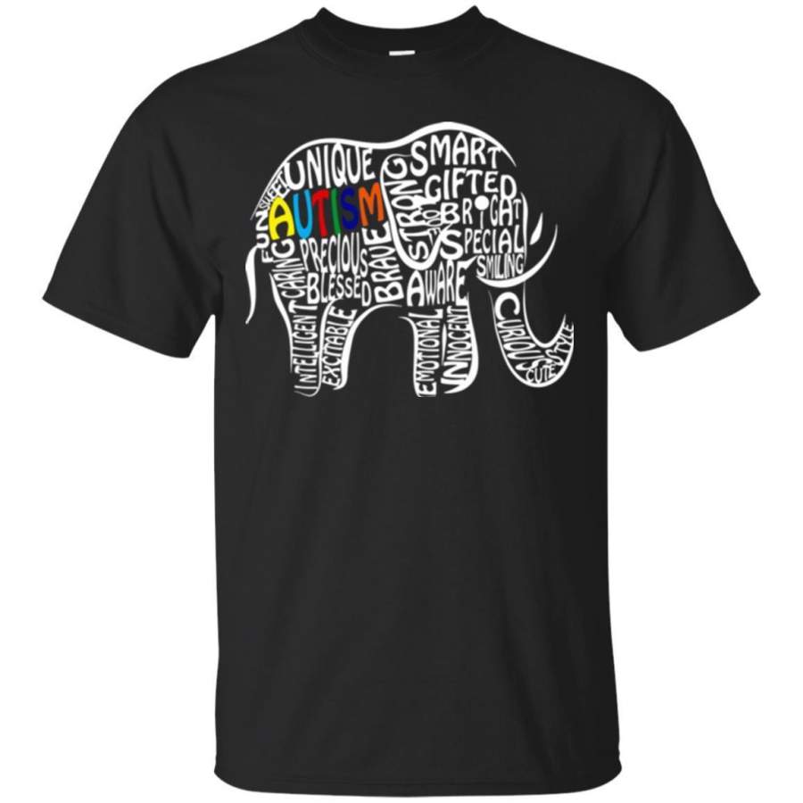 Autism T-Shirt Autism Awareness Elephant Shirts