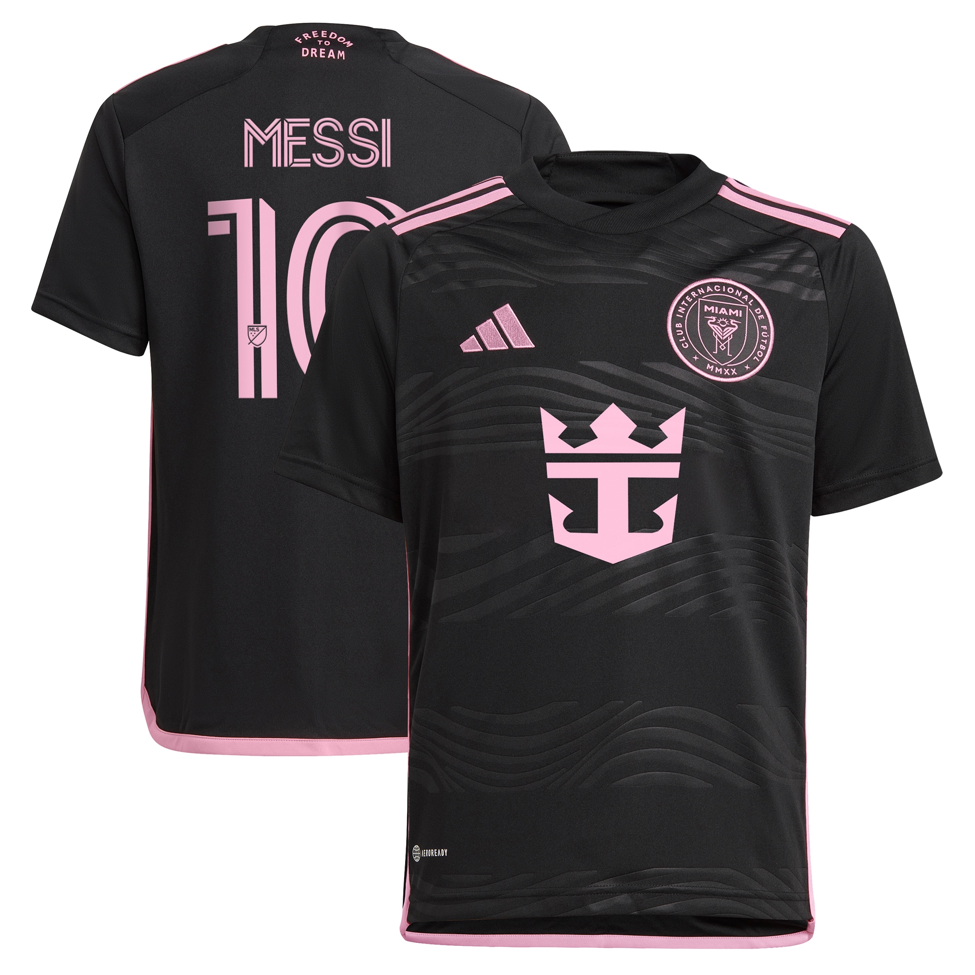 Lionel Messi Inter Miami CF Youth 2024 La Noche Replica Player Jersey – Black