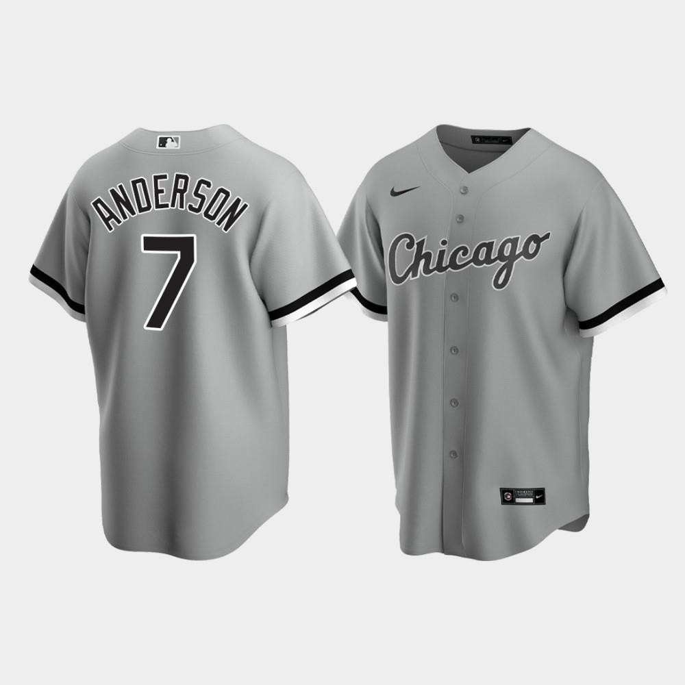 Chicago White Sox Tim Anderson 7 Men’s Gray Alternate Jersey