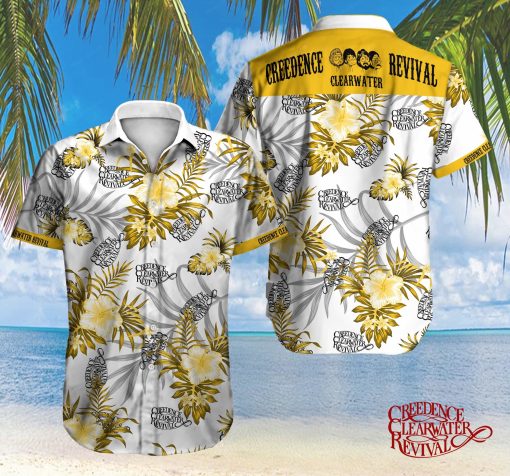 Creedence Clearwater Revival Hawaiian Shirts For Men Ha92859