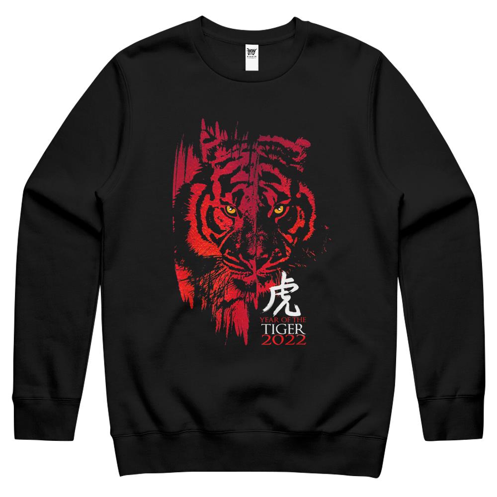 Chinese New Year 2022 Year Of The Tiger Zodiac Horoscope Crewneck Sweatshirt